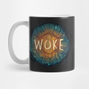 Woke on a trippy Galaxy Mug